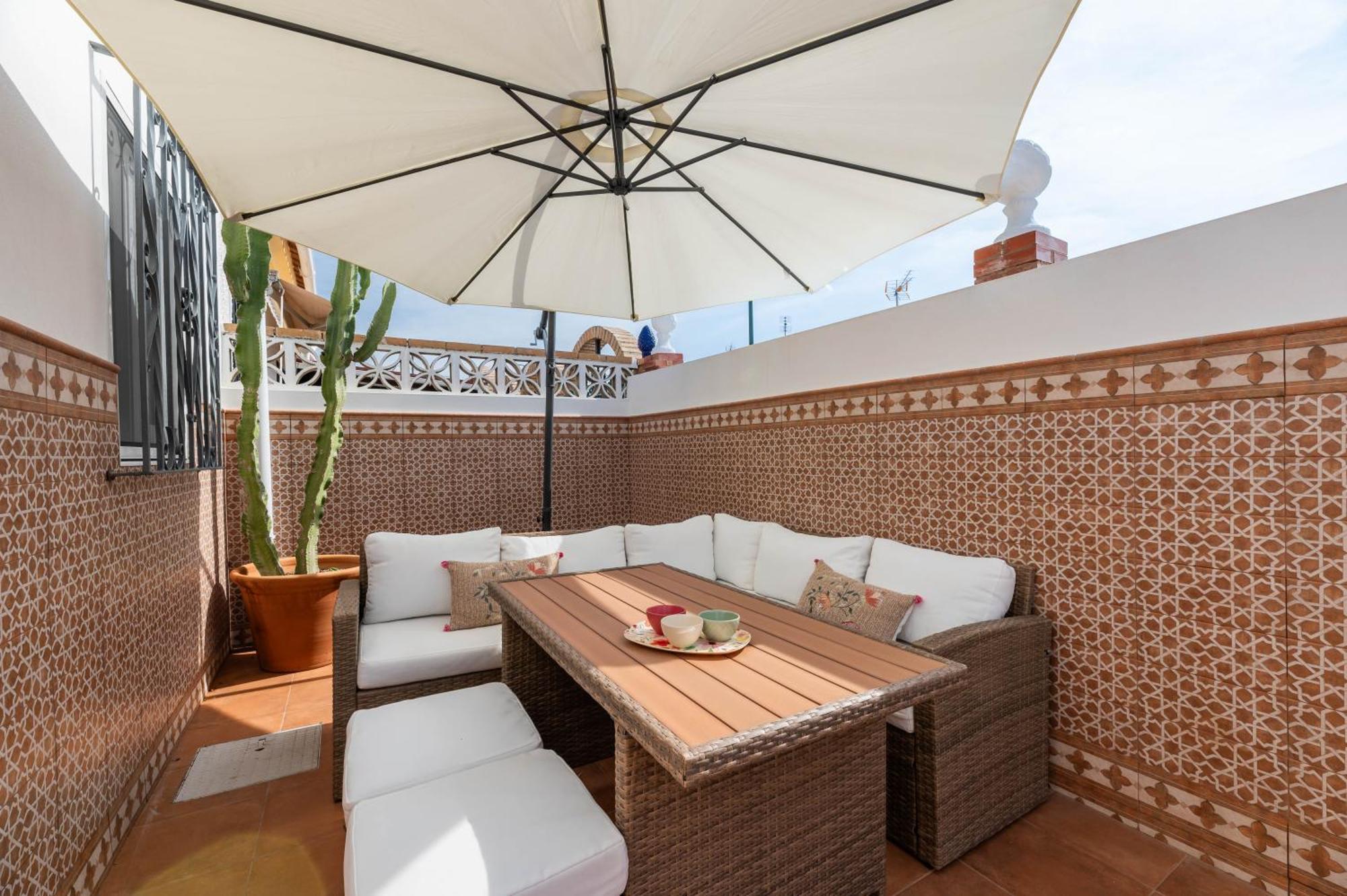 Вилла Casa Silvia - Piscina Y Playa Малага Экстерьер фото
